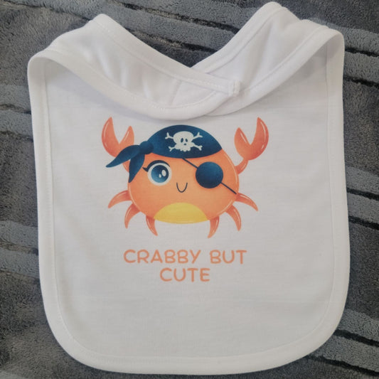 Crabby But Cute Bib